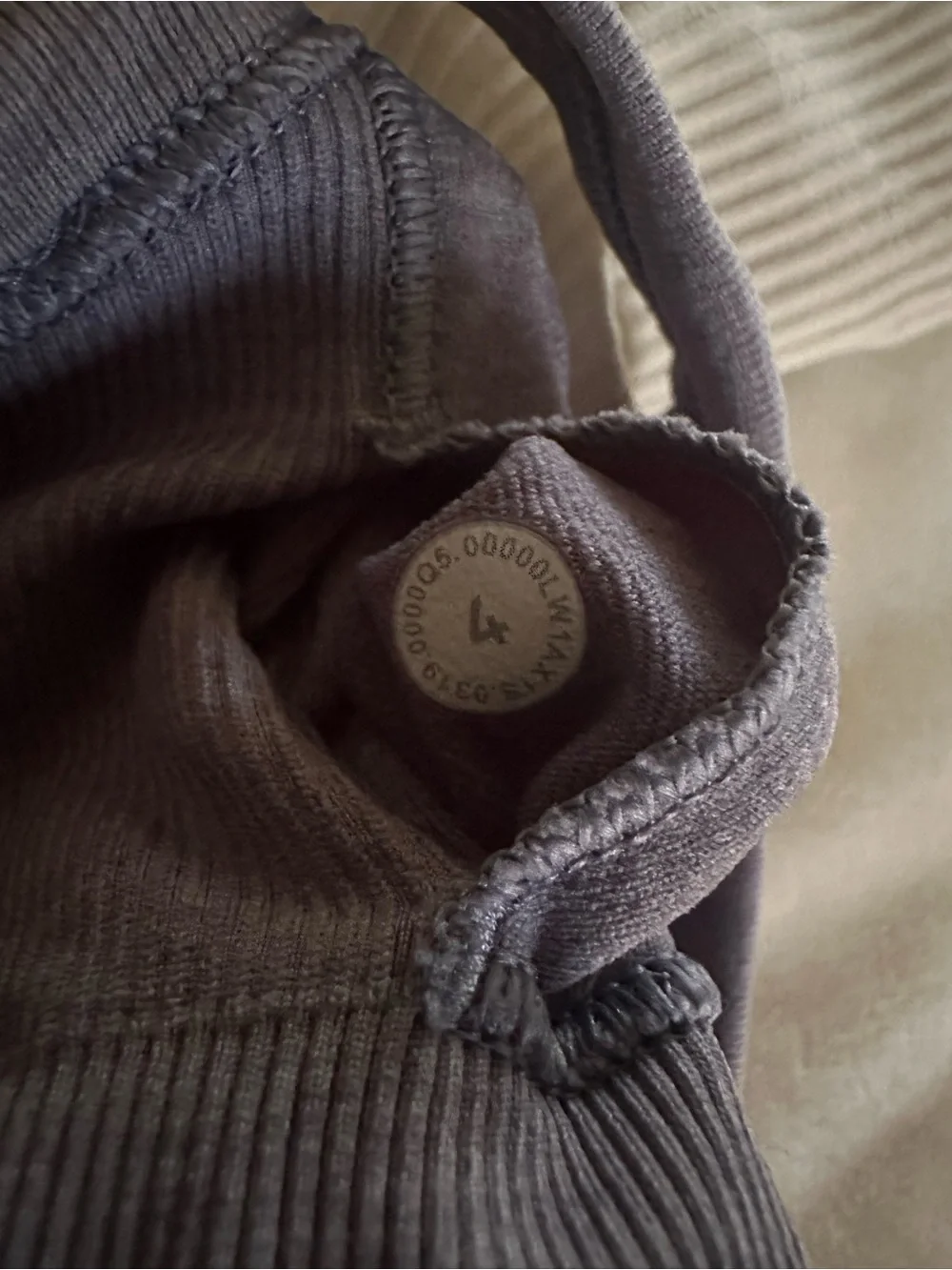 Lululemon Ebb to Street Tank Top Purple Ash Size 4